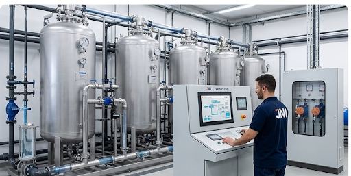 Sistema de automação e painel de controle industrial JNI
